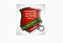 Včlanitev / podaljšanje članstva